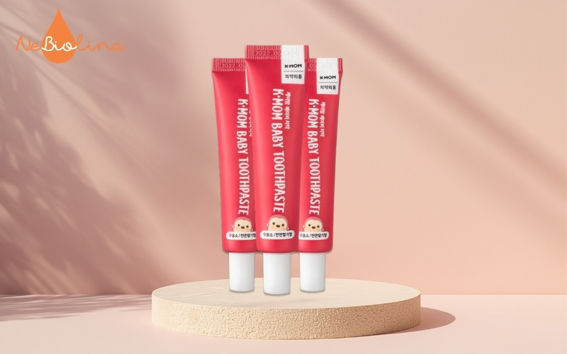 Kem đánh răng không chứa flour cho trẻ K-MOM