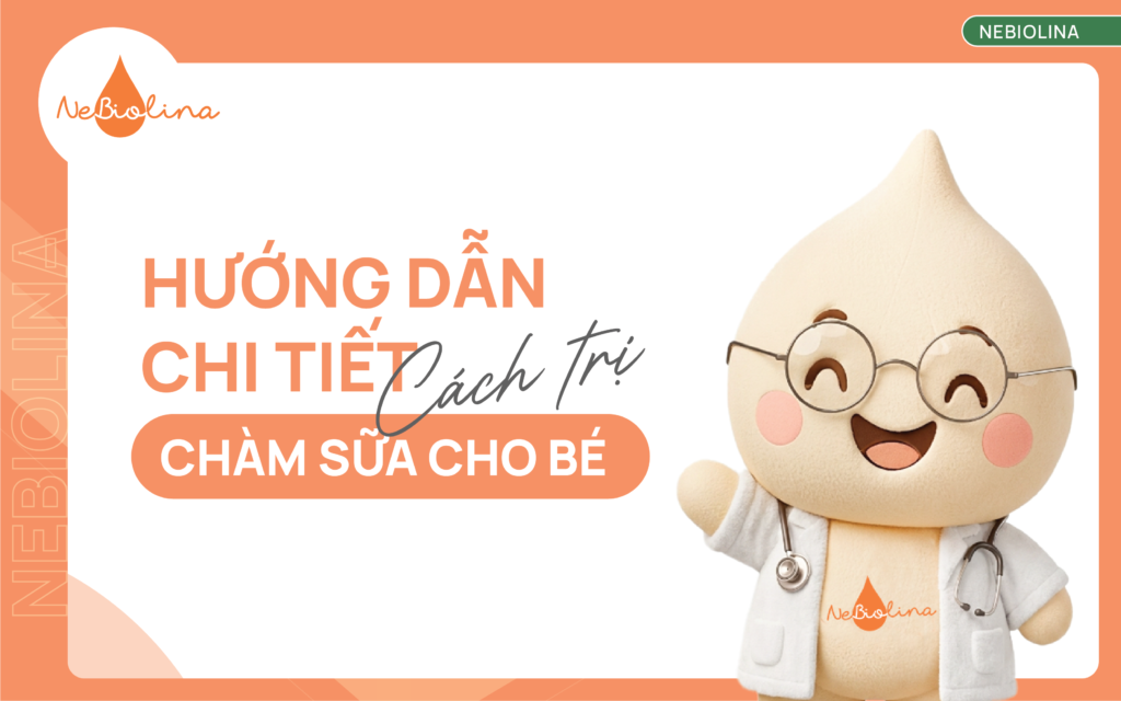 Hướng dẫn chi tiết cách trị chàm sữa cho bé