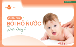 Chàm sữa bôi hồ nước cho bé được không?