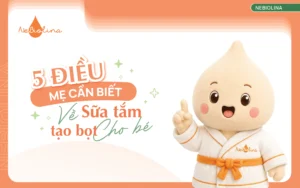 5 điều mẹ cần biết về sữa tắm tạo bọt cho bé
