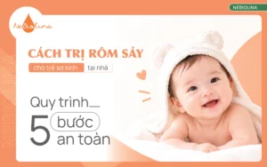 cách trị rôm sảy cho trẻ sơ sinh tại nhà